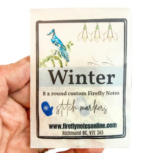 Winter Stitch Markers 8pk by Firefly Notes