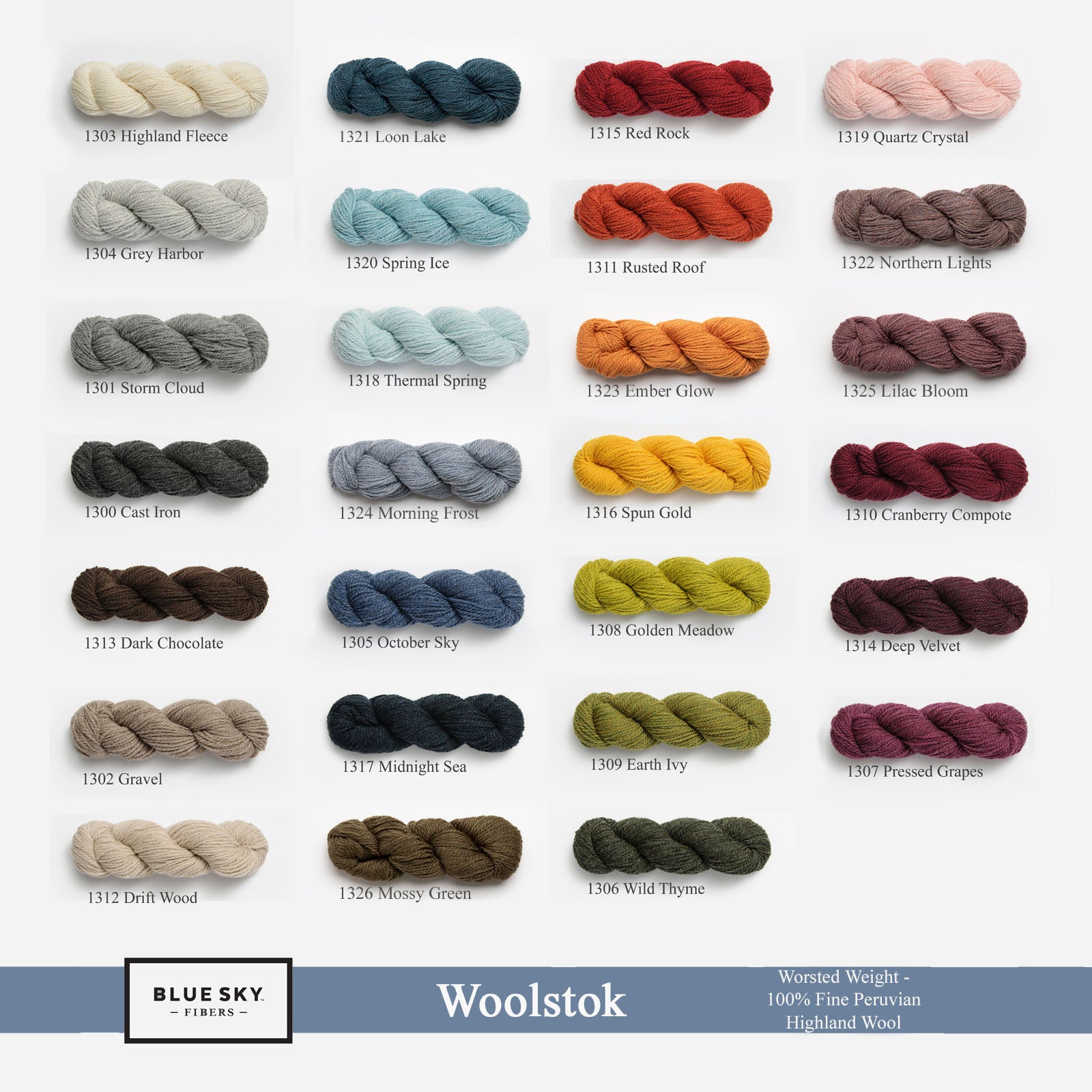 Blue Sky Fibers - Woolstok Worsted 50g & 150g