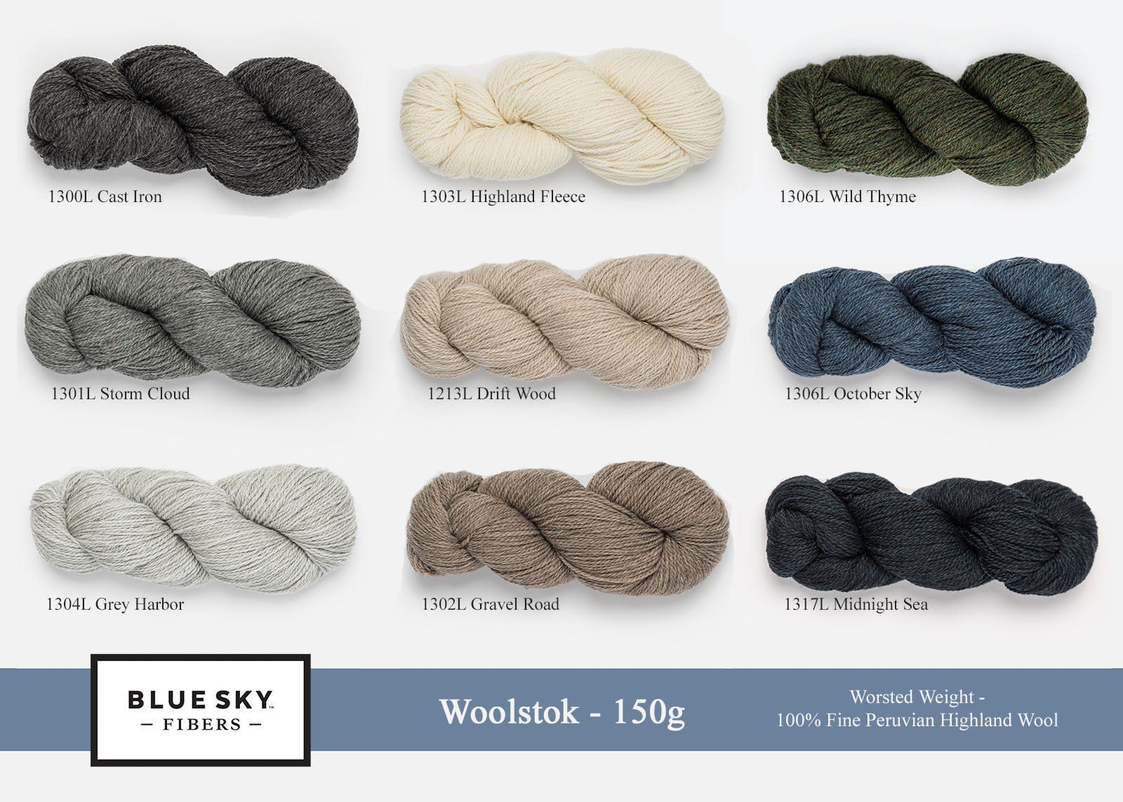 Blue Sky Fibers - Woolstok Worsted 50g & 150g