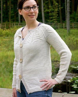 Antler Cardigan (Adult) by Tin Can Knits