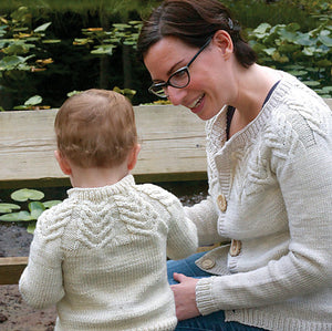 Antler Cardigan (Child) by Tin Can Knits