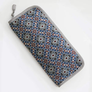 Lantern Moon - Ajrak Circular Needle Case