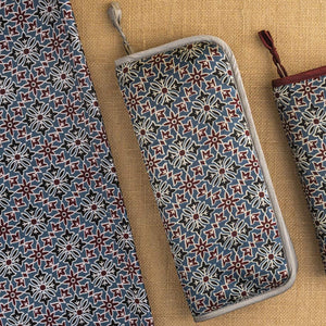 Lantern Moon - Ajrak Circular Needle Case
