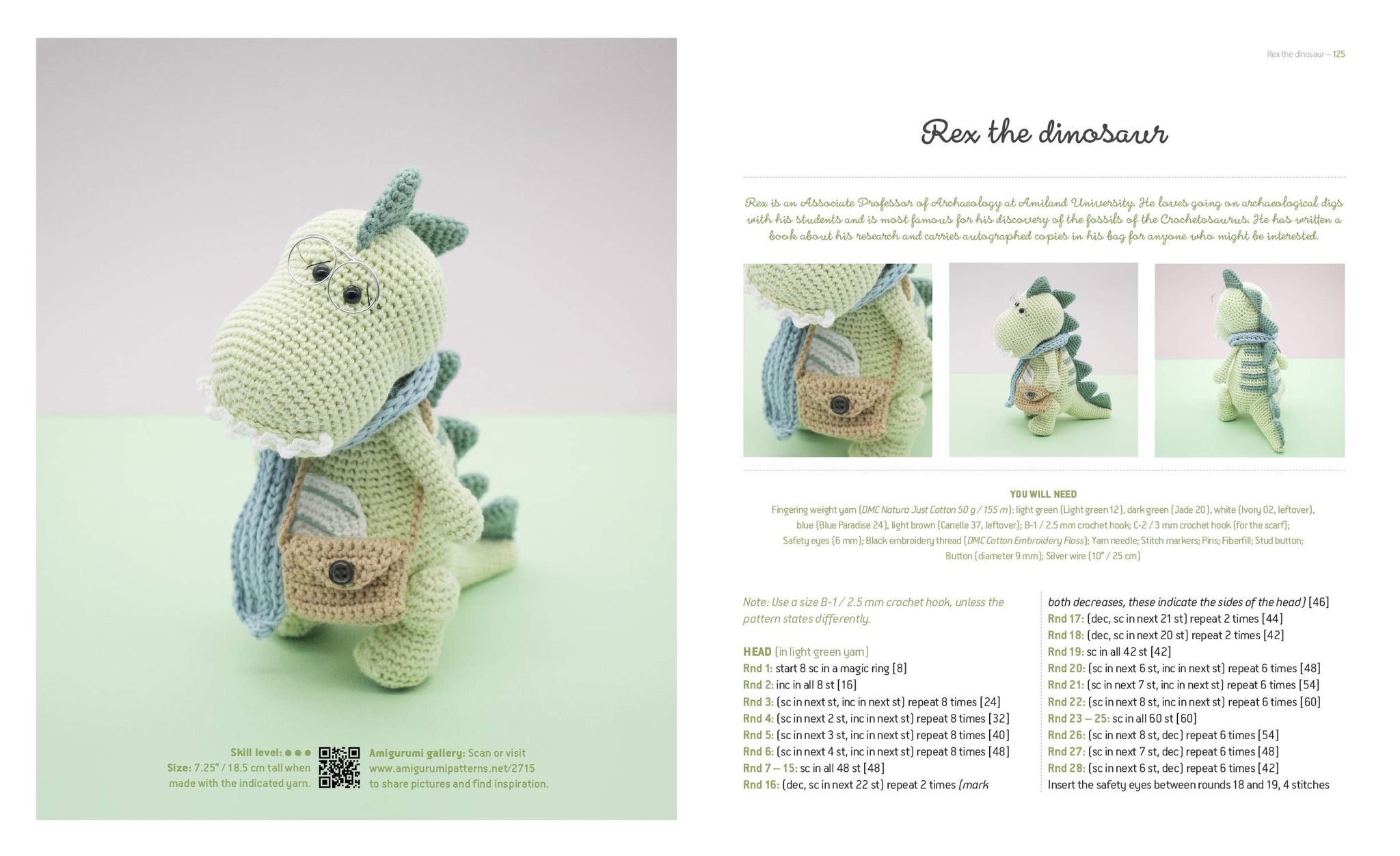 Amigurumi Treasures - PDF book by amigurumi designer Erinna Lee