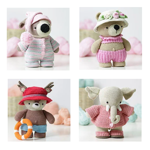 Dress-Up Amigurumi by Soledad Iglesias Silva (Madelenon)