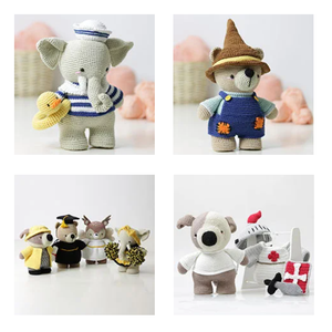 Dress-Up Amigurumi by Soledad Iglesias Silva (Madelenon)