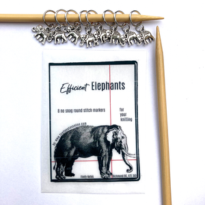 Elephant Stitch Markers 8pk by Firefly Notes