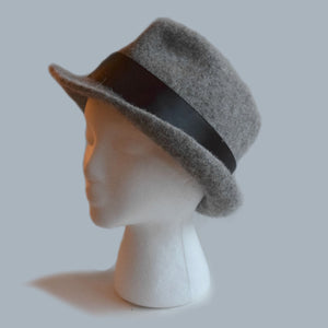 Fedora Felted Hat by Cynthia Pilon Designs