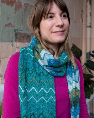 Flora Scarf by Lisa R. Myers