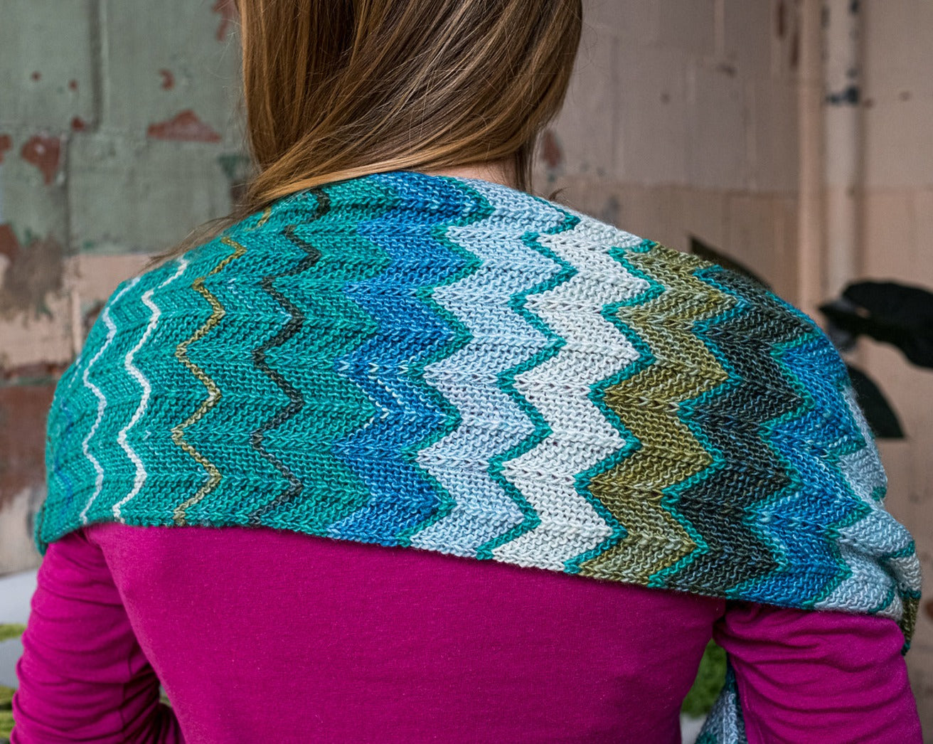 Flora Scarf by Lisa R. Myers Yarn Loop