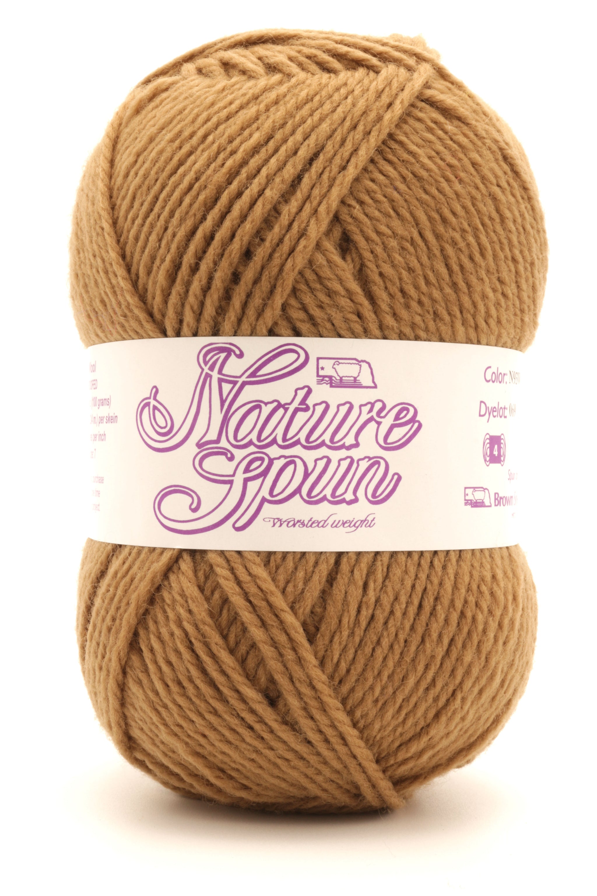 Nature Spun Wool Yarn - Hair + Skin Colors - SPORT + WORSTED Weights, Brown  Sheep