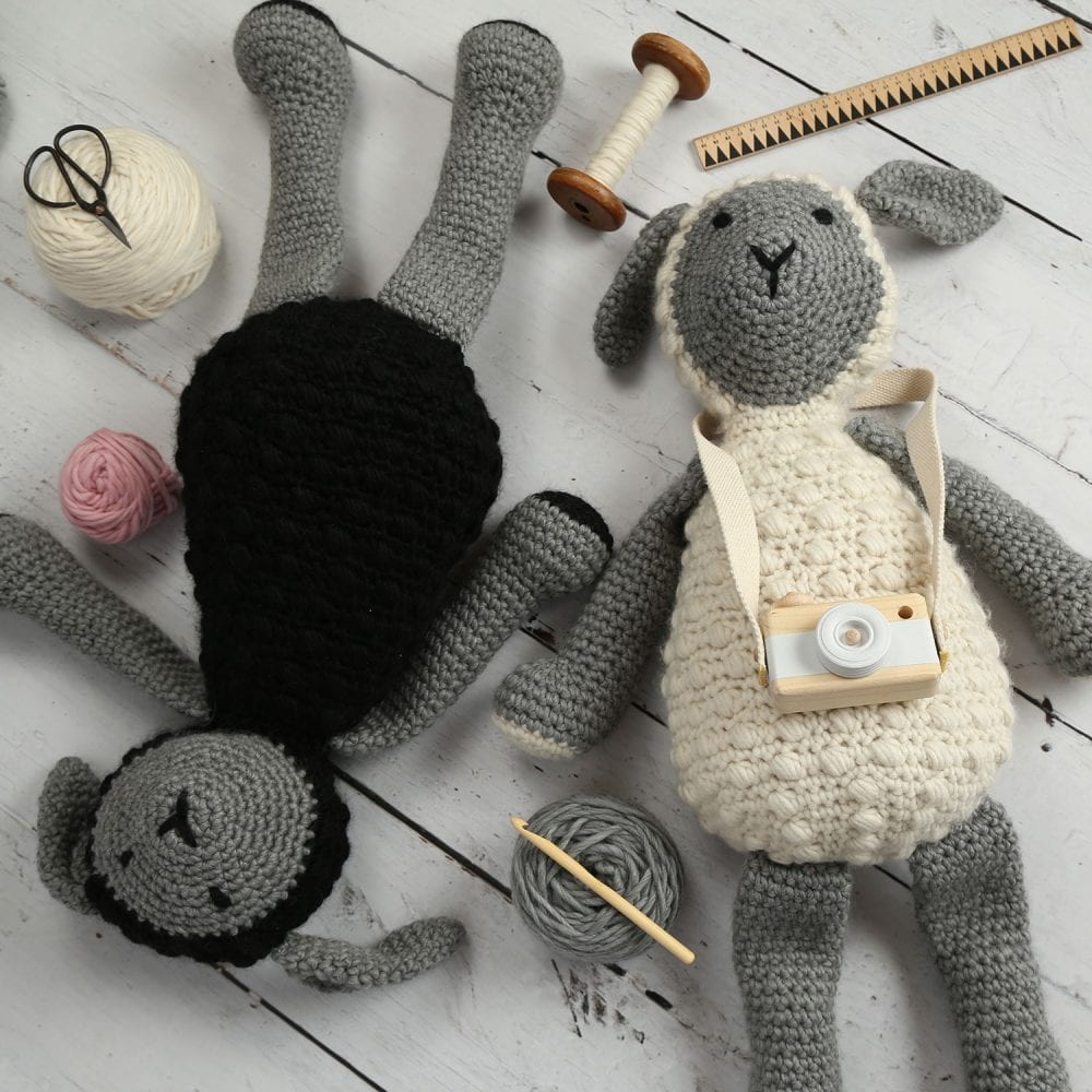 Animal Crochet Kit for Beginners, Panda Elepant Rabbit Crochet