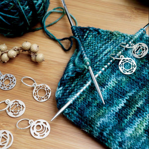 Knitter's Pride - Mindful Sterling Silver Chakra Stitch Markers