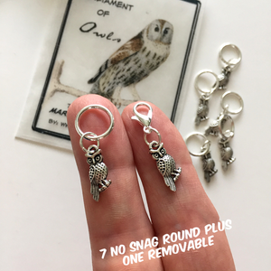 Owls Stitch Marker Packs by Firefly Notes