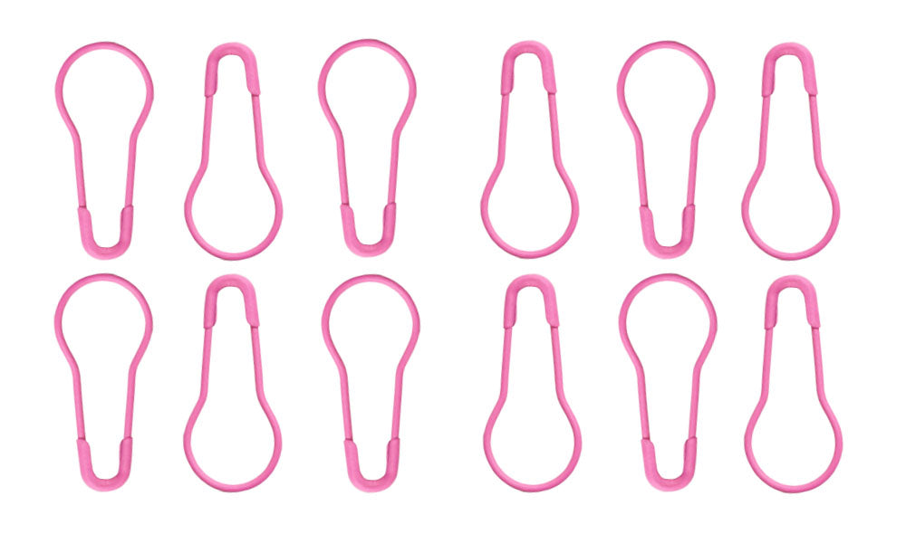 HiyaHiya - Knitter's Safety Pin Stitch Markers in Pink