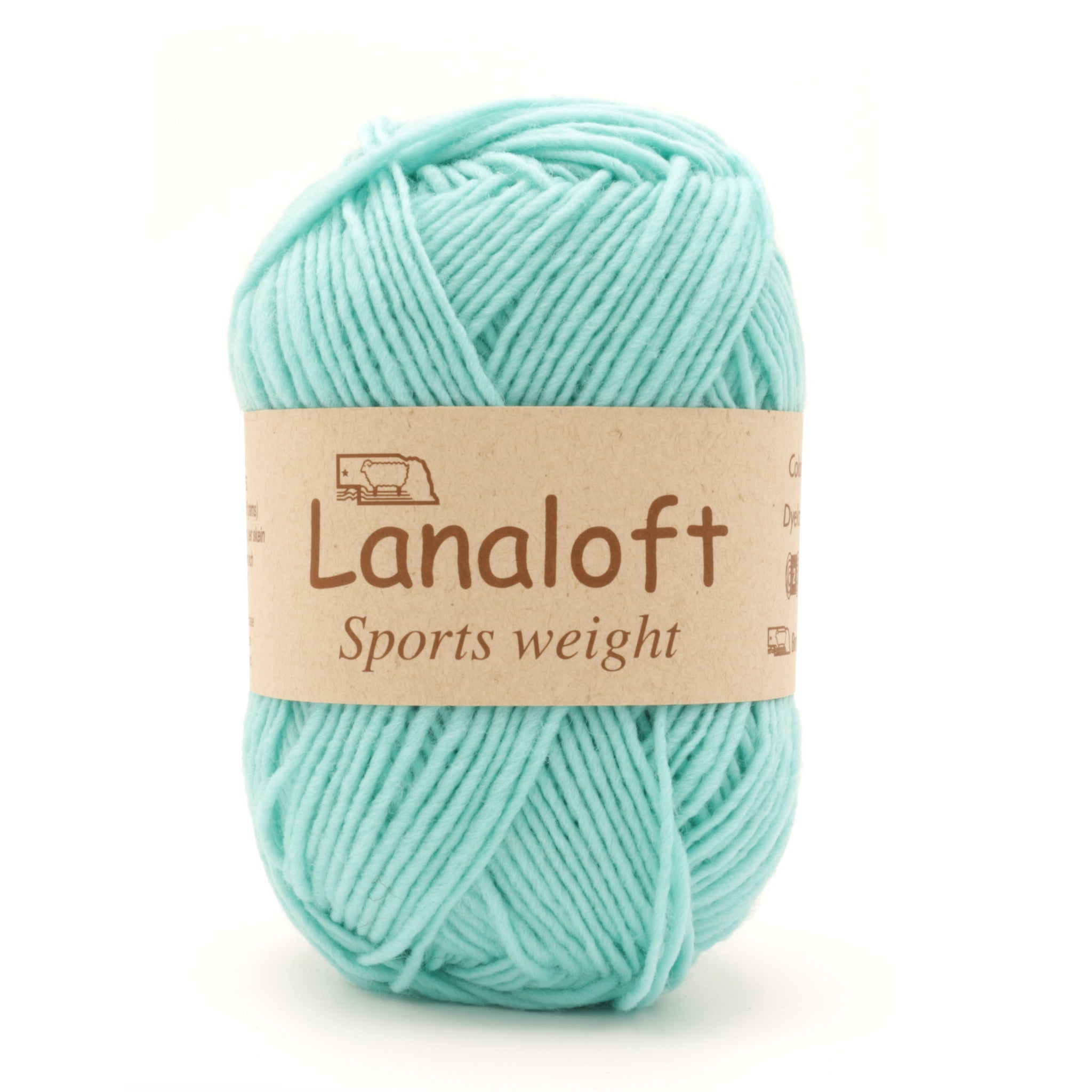 Lanaloft Sport Weight Yarn | 145 Yards | 100% Wool Lavender Cloud - 2LL59P