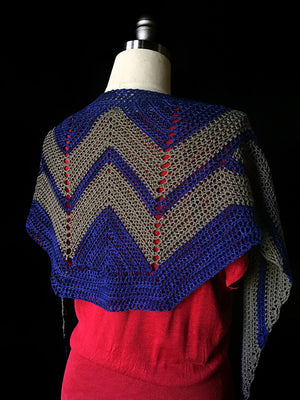 Wonder Woman Wrap by Carissa Browning - Crochet