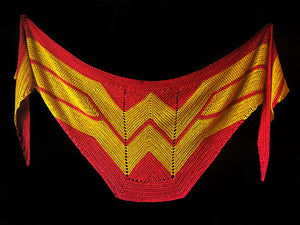 Wonder Woman Wrap by Carissa Browning - Crochet