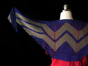 Wonder Woman Wrap by Carissa Browning - Crochet